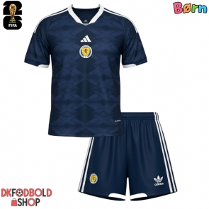 Skotland Hjemmebanesæt Børn VM 2026 Kort ærmer (+ korte bukser)